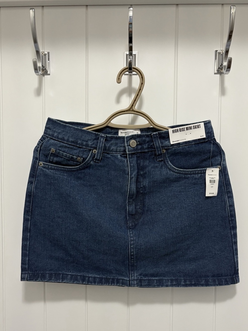 Bluenotes High Rise Mini Denim Skirt NWT